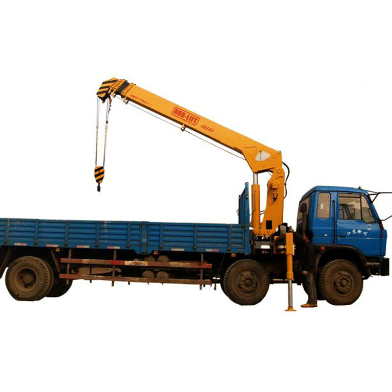 10 Ton Telescopic Boom Truck Mounted Crane For Sale