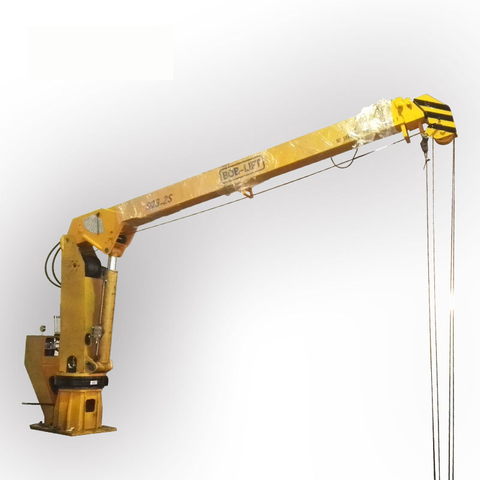 3.2 Ton Telescopic Boom Marine Crane For Sale