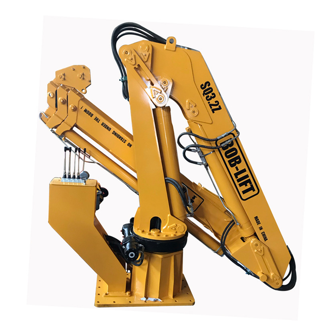 3.2 Ton Folding Arm Marine Crane For Sale