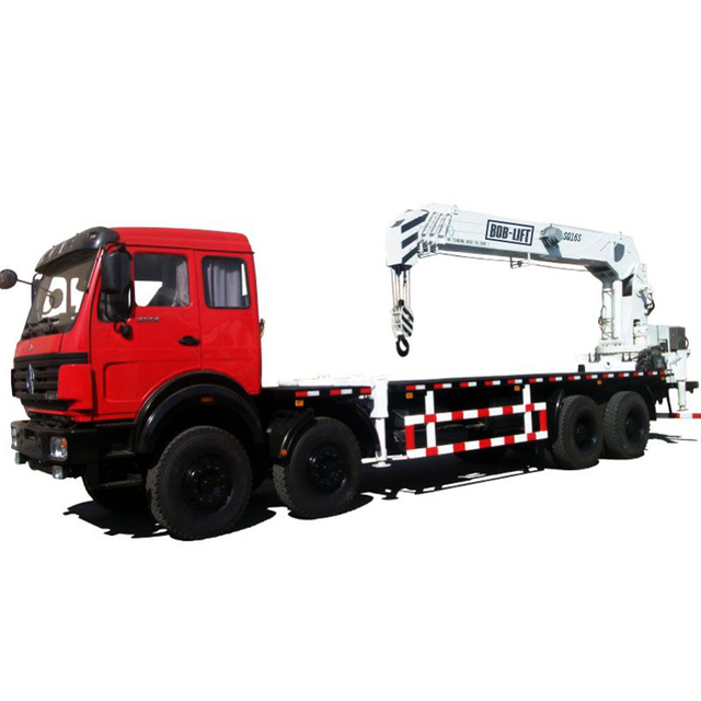 16 Ton Telescopic Boom Truck Mounted Crane For Sale