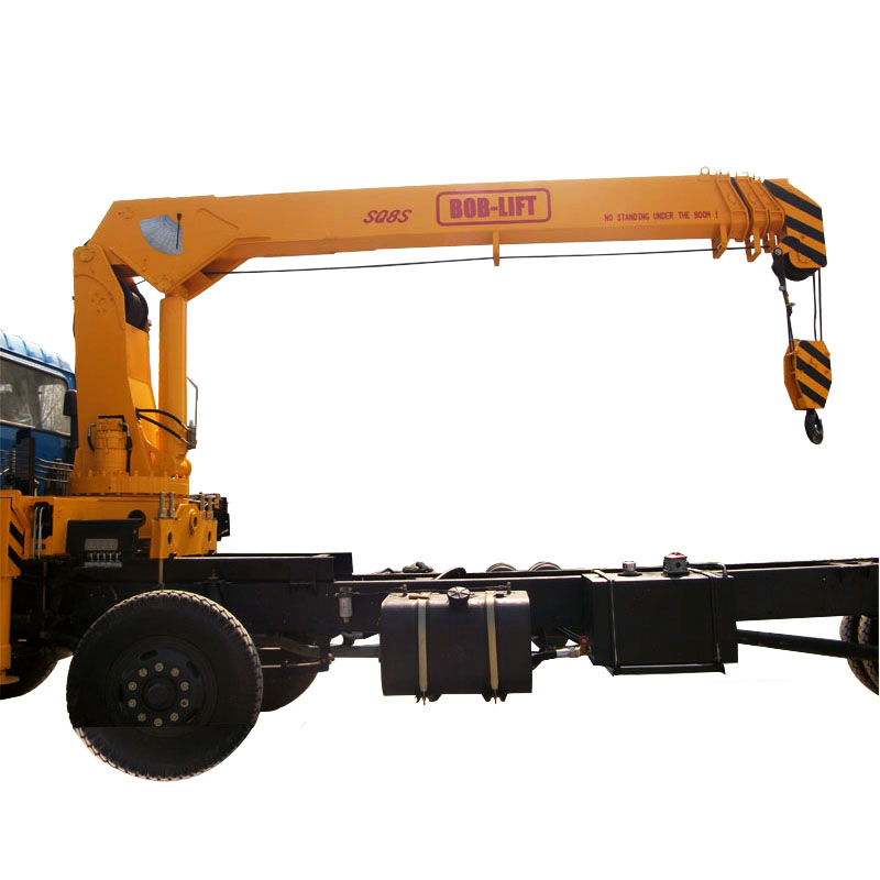 8 Ton Telescopic Boom Truck Mounted Crane For Sale