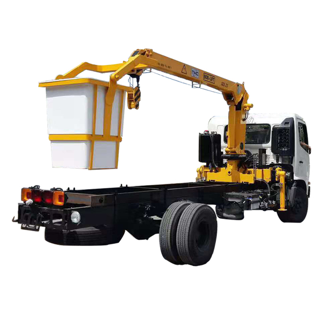 3.2 Ton Telescopic Boom Truck Mounted Crane For Sale