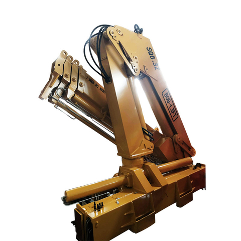 6.3 Ton Folding Arm Truck Mounted Crane For Sale