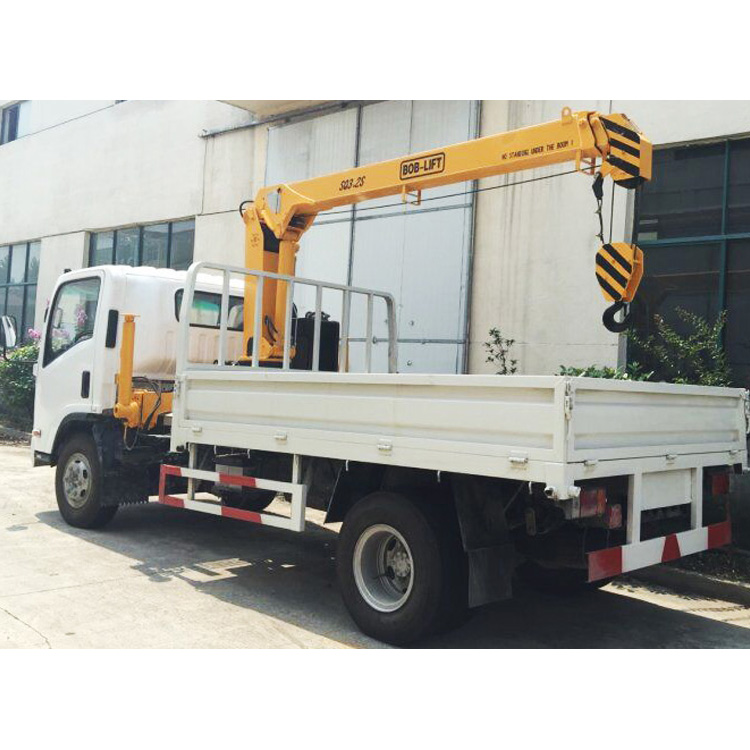 4 Ton Telescopic Boom Truck Mounted Crane For Sale