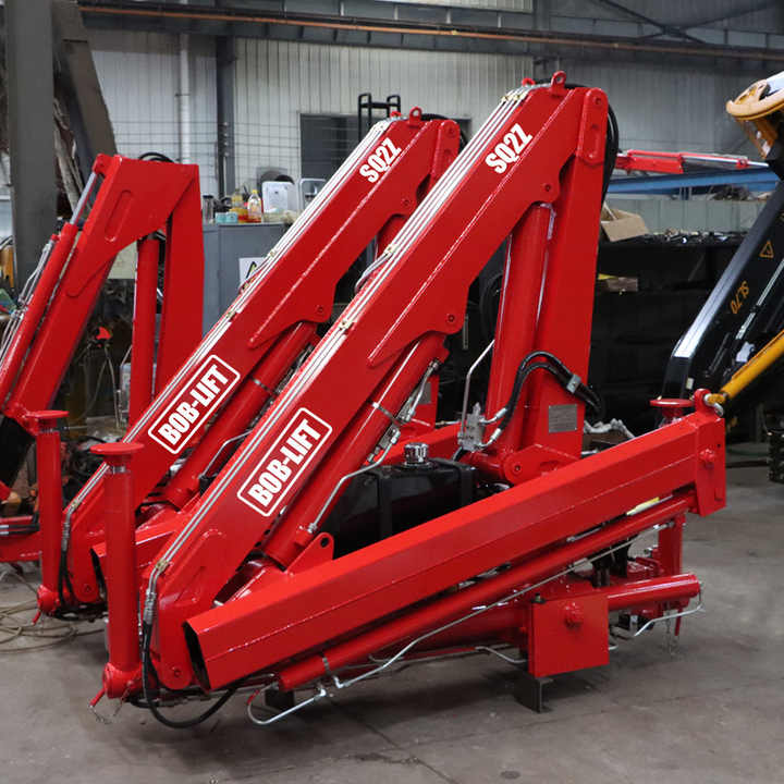 2 Ton Folding Arm Truck Mounted Crane For Sale