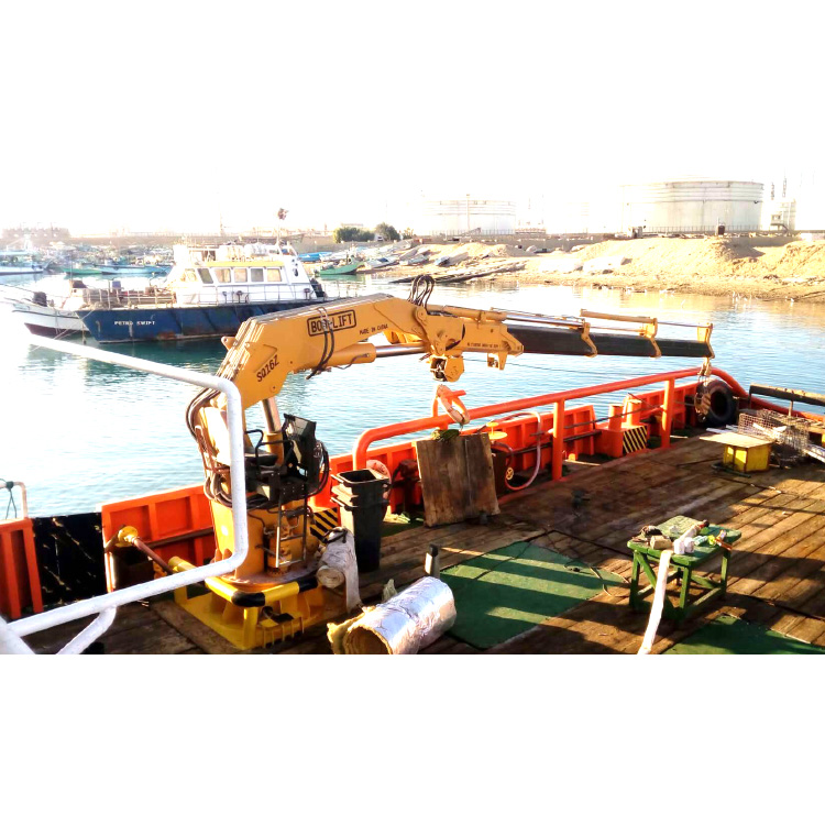 16 Ton Folding Arm Marine Crane For Sale