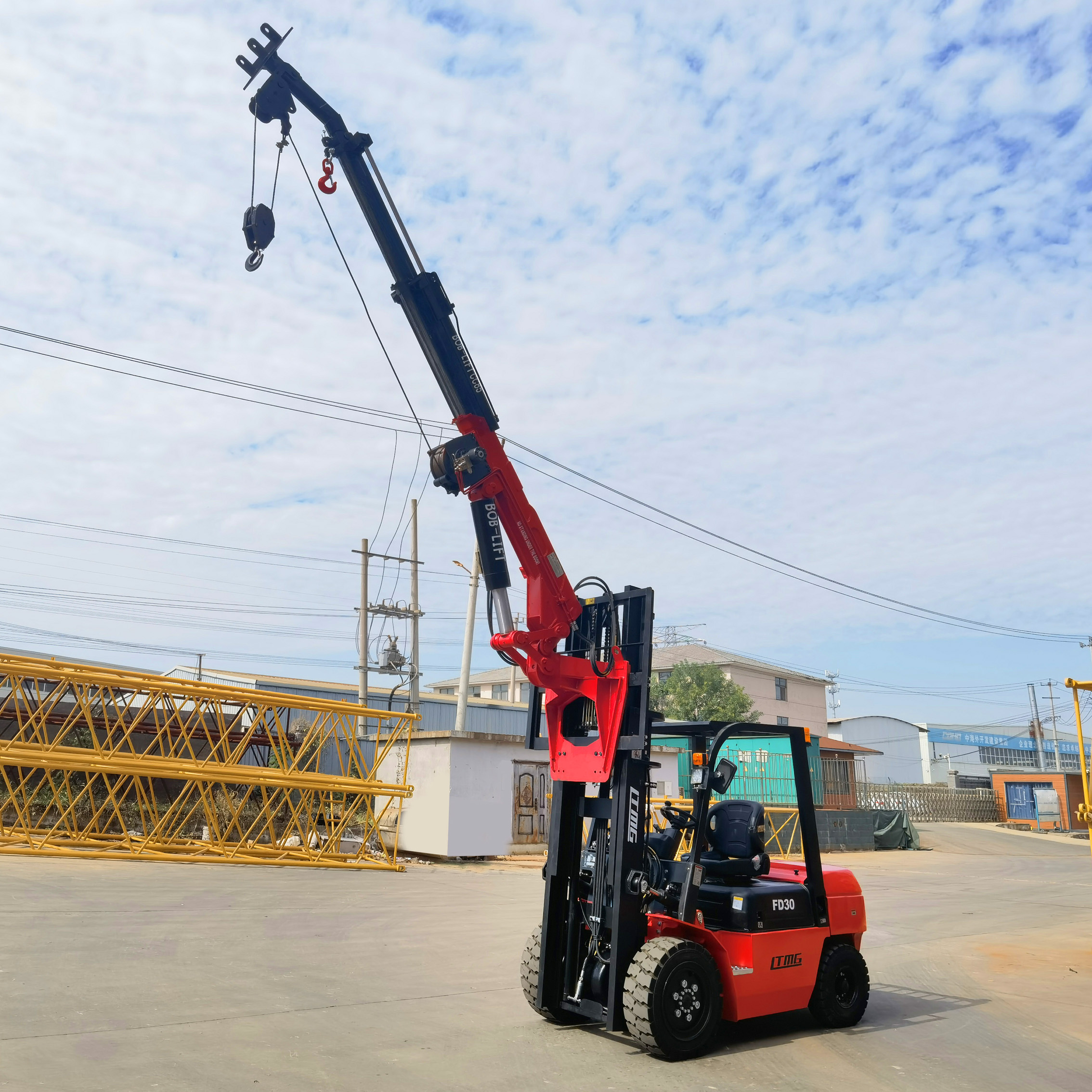 3 Ton Forklift Fly Jib Crane For Sale