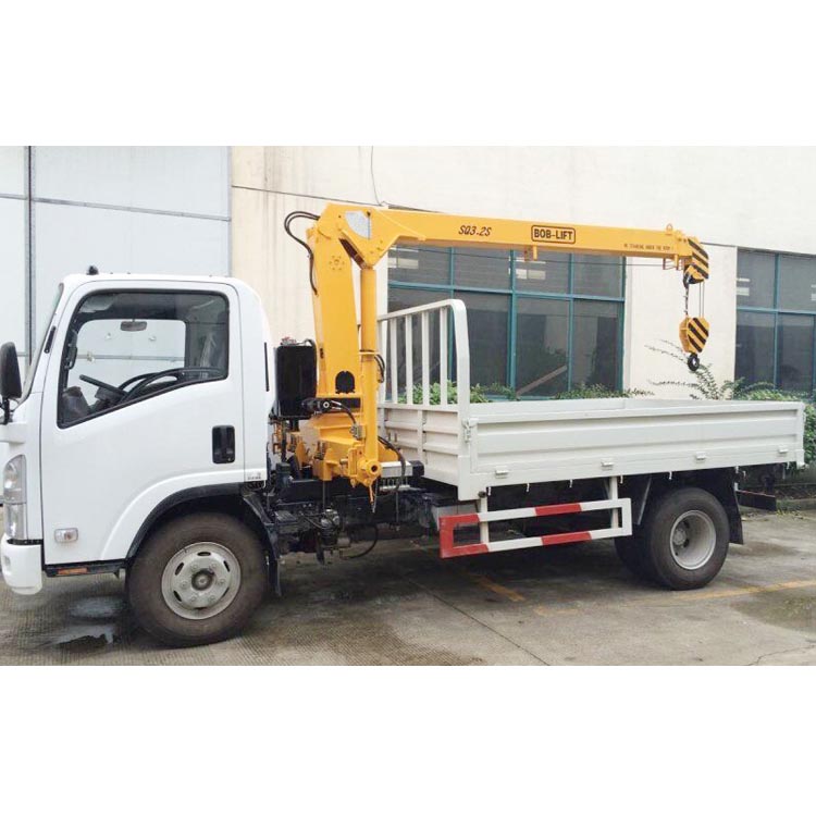 4 Ton Telescopic Boom Truck Mounted Crane For Sale