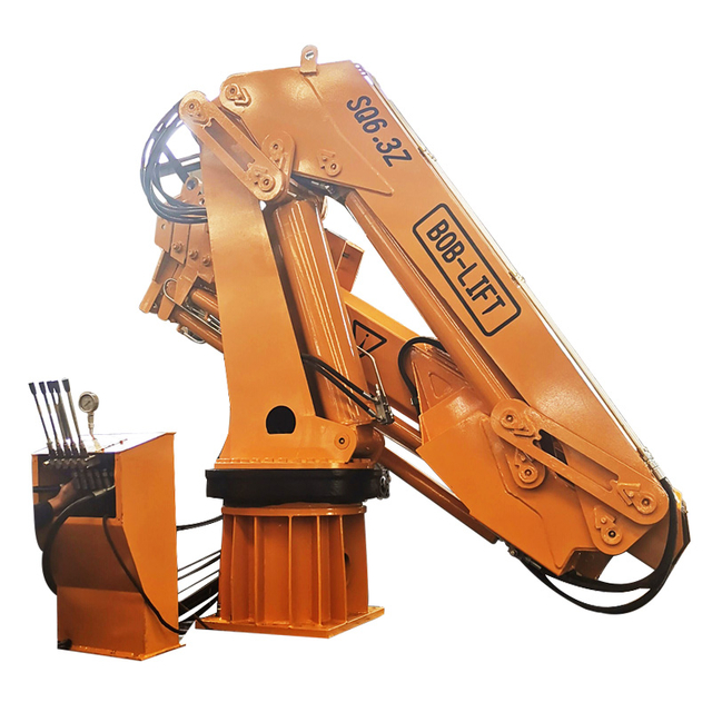 6.3 Ton Folding Arm Marine Crane For Sale