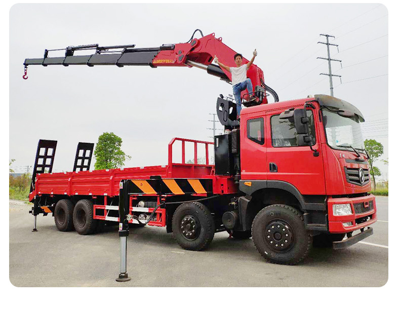 25 Ton Folding Arm Truck Mounted Crane For Sale