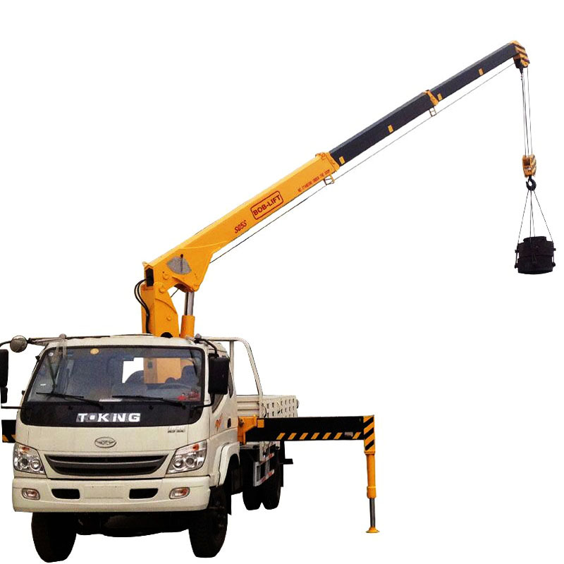 5 Ton Telescopic Boom Truck Mounted Crane For Sale