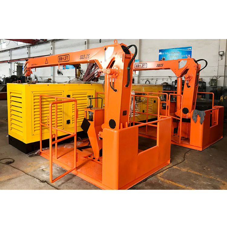 3.2 Ton Telescopic Boom Marine Crane For Sale