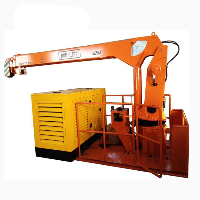 5 Ton Telescopic Boom Marine Crane For Sale