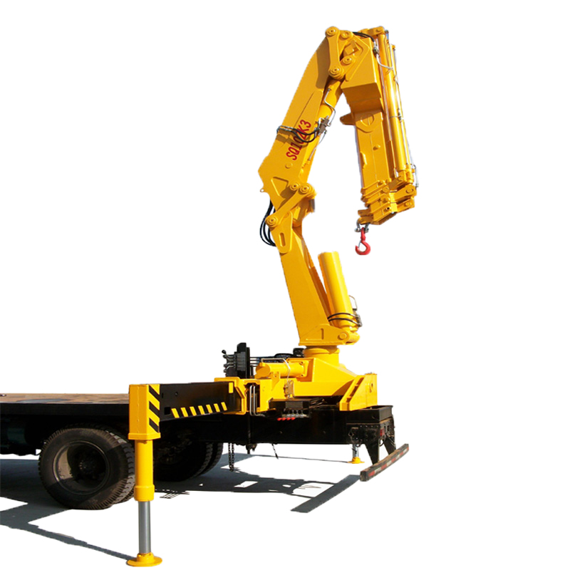 10 Ton Folding Arm Truck Mounted Crane For Sale