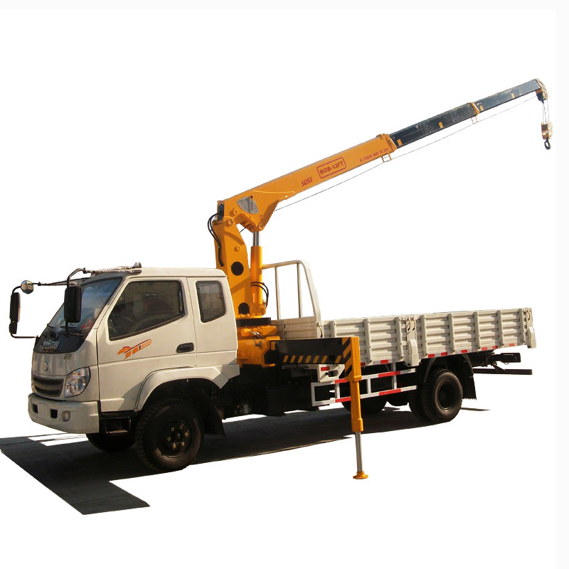 5 Ton Telescopic Boom Truck Mounted Crane For Sale