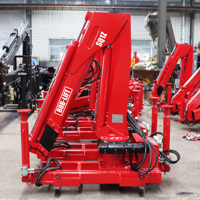 1 Ton Folding Arm Truck Mounted Crane For Sale 