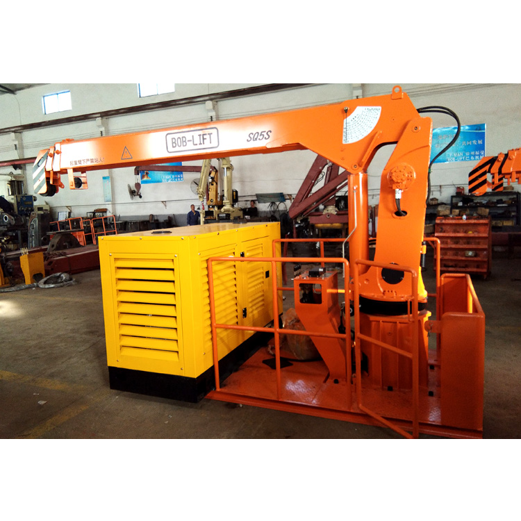 5 Ton Telescopic Boom Marine Crane For Sale